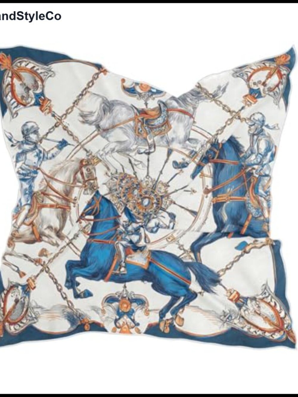 Womens Large Square Satin Head Scarf Silk Like Wrap Bandana Neck Scarf